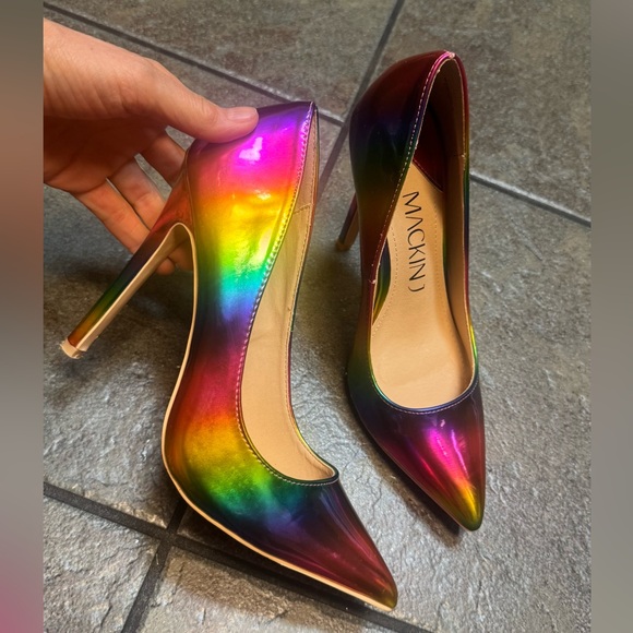 Mackin J Rainbow Heels US7.5 - Picture 10 of 13